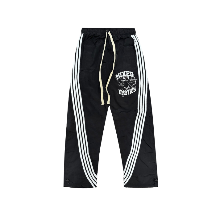 Mixed Emotional Black Comfort Sweatpants