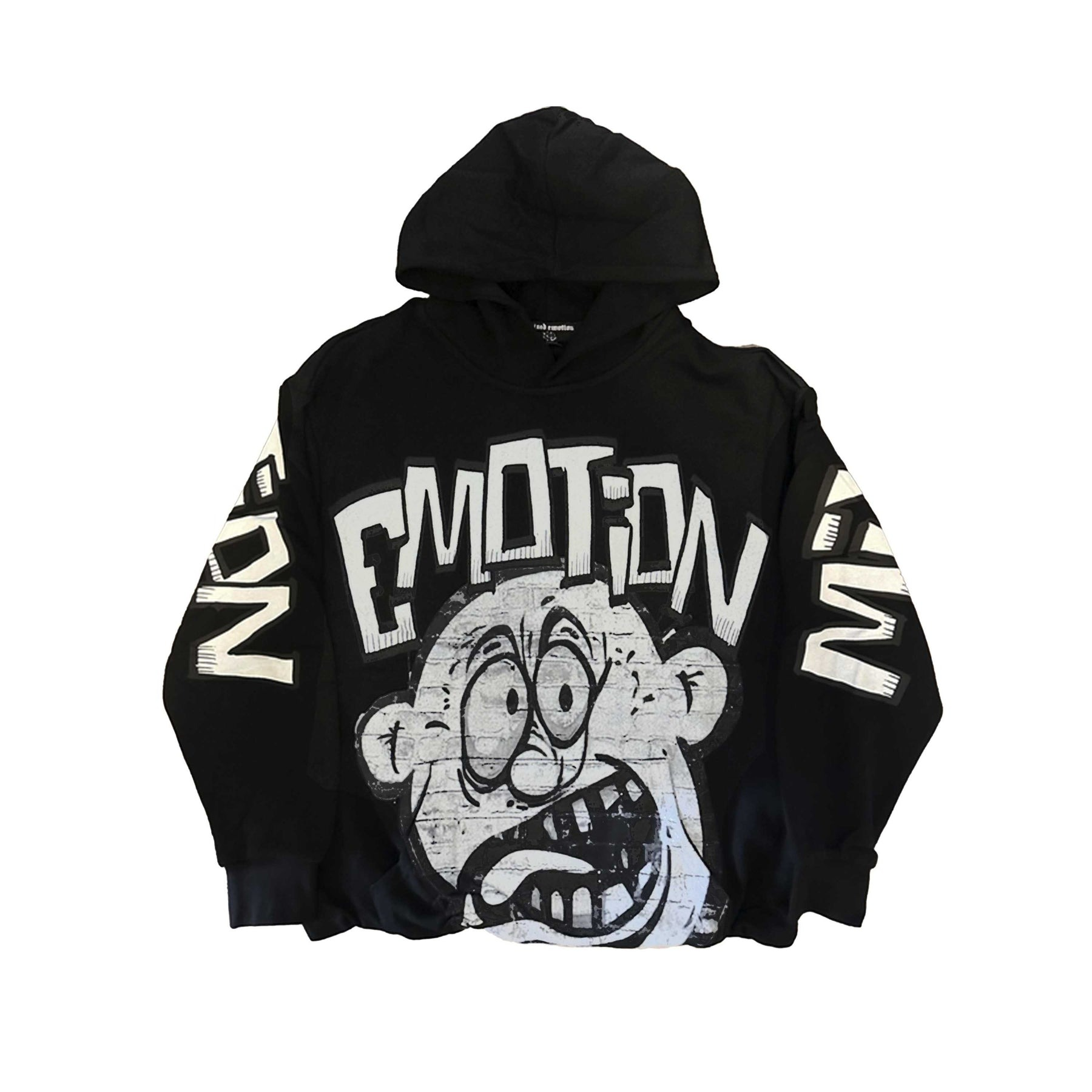 Mixed Emotional Monster Cropped Hoodie Mixed Emotional Monster Cropped Hoodie